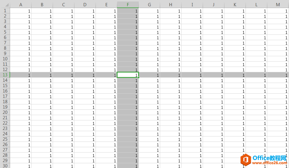 Excel表格中的数据很多，行标与列标题容易看错，怎么办？