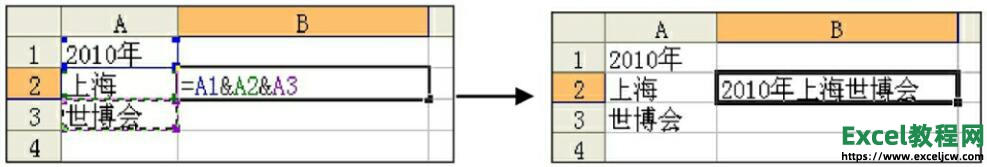 excel2003文本运算符的介绍