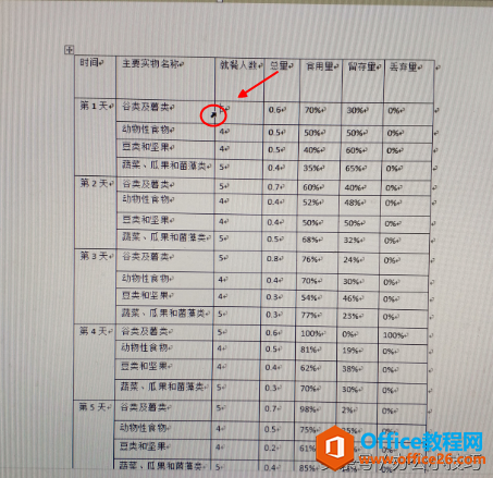 word表格中怎样移动单元格的边线