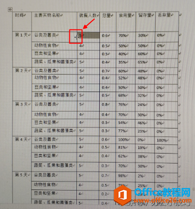 word表格中怎样移动单元格的边线