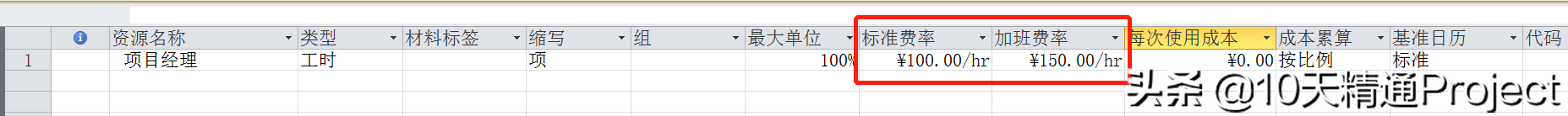 [Project教程] 在Project软件中如何处理加班工时