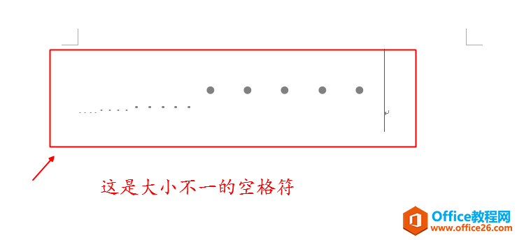 空格符有的大，有的小是怎么回事？