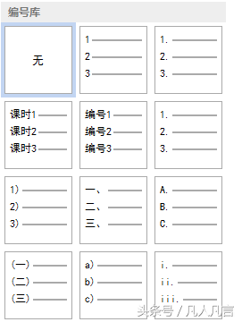 Word文档中编号的样式不喜欢，能更改吗？