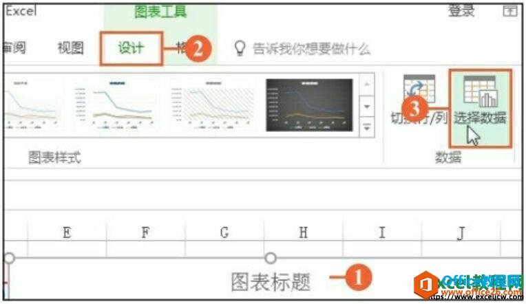 选择excel图表的数据源