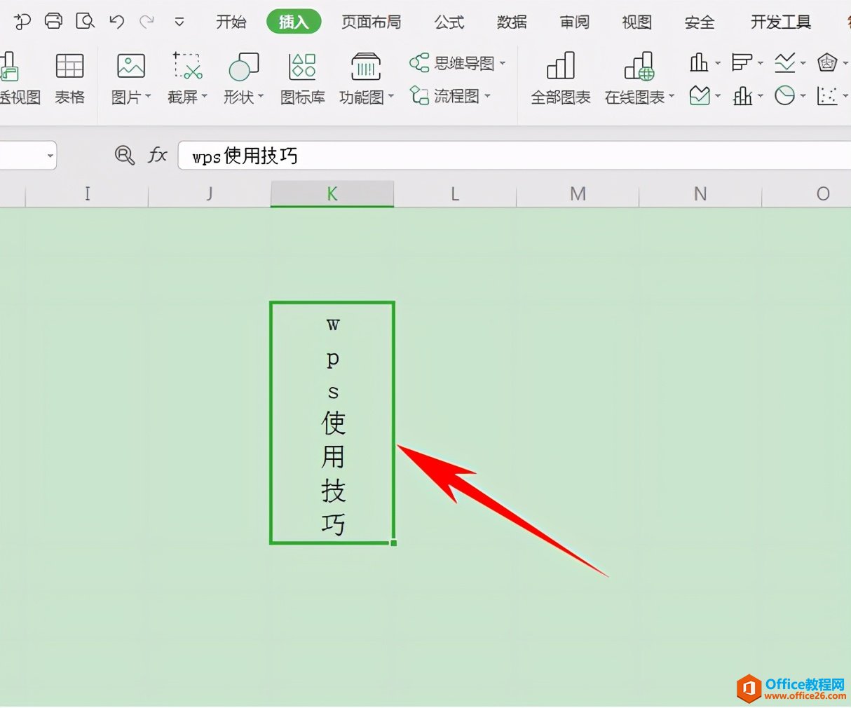 Excel表格技巧—如何在单元格内输入竖排文字