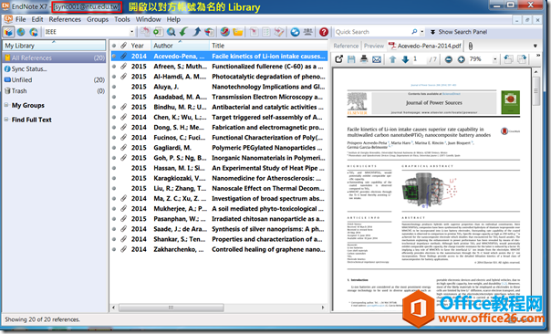 EndNote 7.2新增功能Share Library文献分享