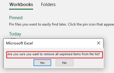Excel 中如何禁用或清空最近打开的文件列表