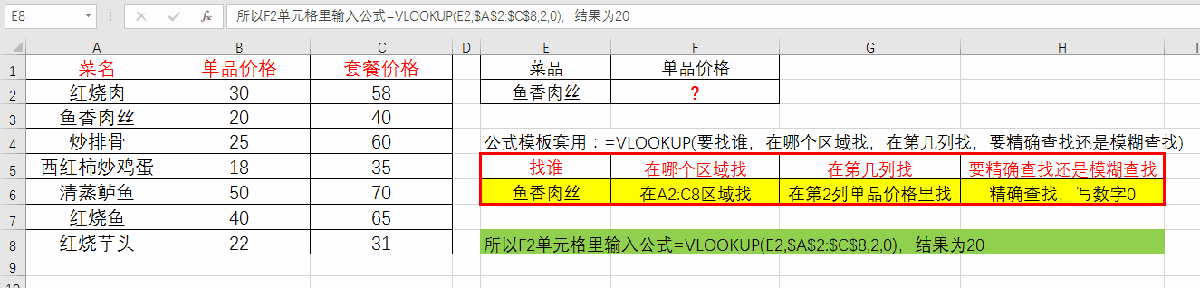 EXCEL如何快速理解并记住VLOOKUP函数，查找引用灵感来自日常生活