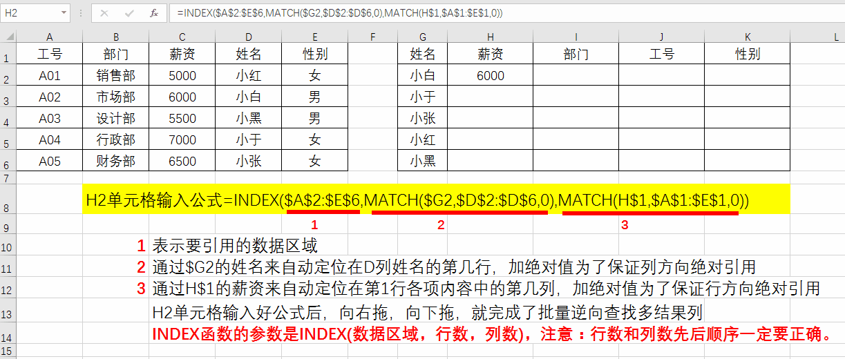 必学组合函数INDEX和MATCH,真的比VLOOKUP函数好用？分情况,未必