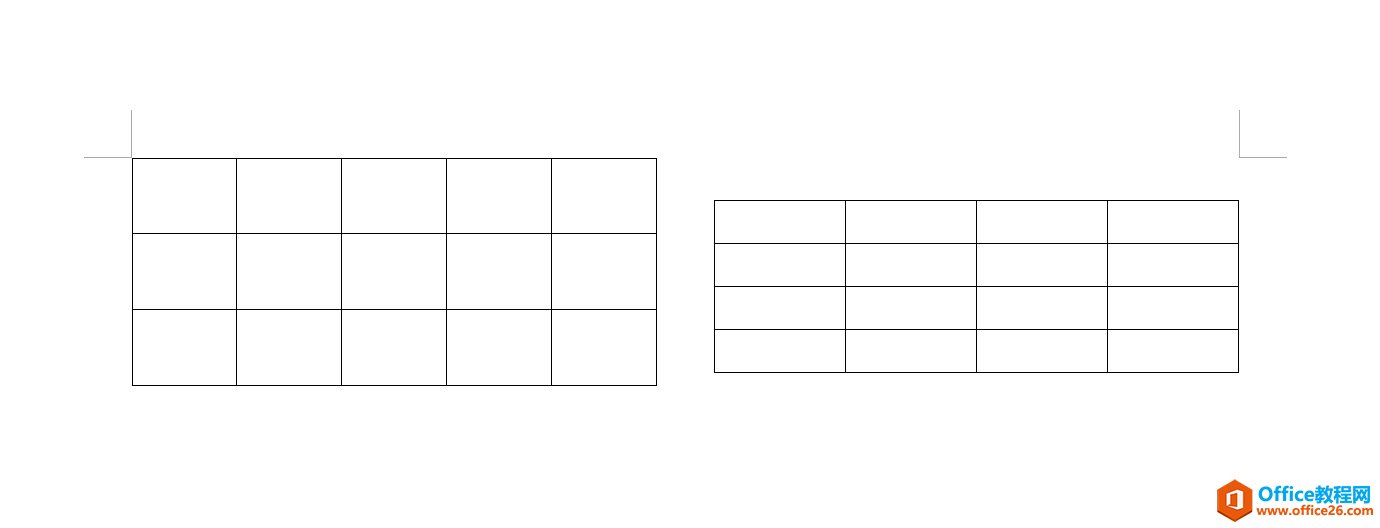 如何在word实现两个表格并排显示？