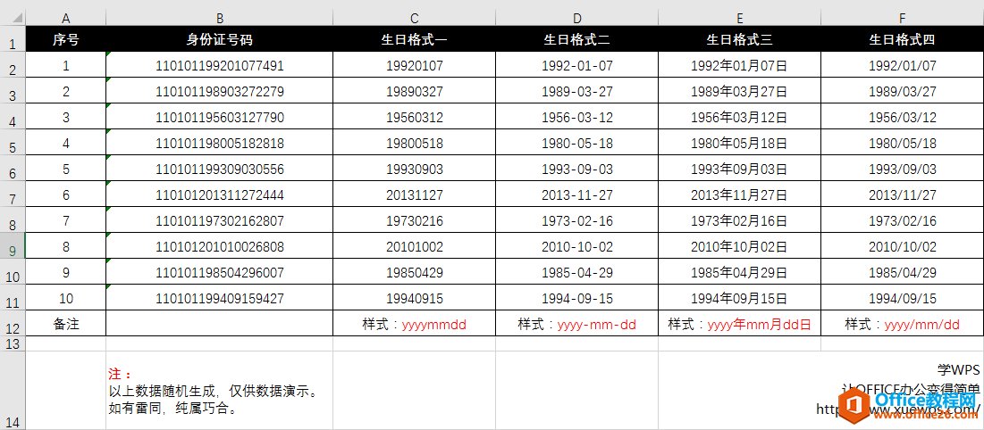 Excel身份证号码提取出生年月日公式.jpg