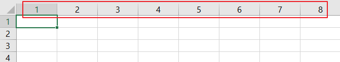 Excel中如何将列字母改为数字