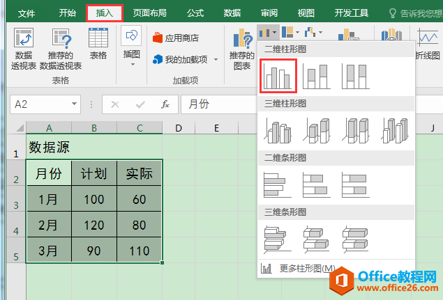 Excel办公技巧：用温度计图表直观显示两组数据的差异