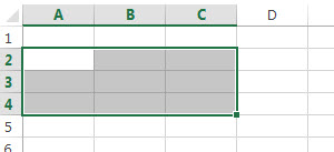 excel 混合区域1