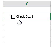 Excel 中如何一次插入多个复选框