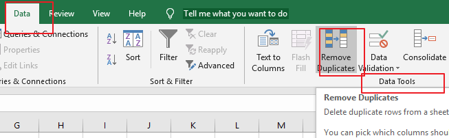 Excel中如何刪除重複的行2