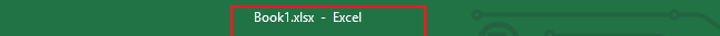 Excel中如何在标题栏中显示完整的文件路径8