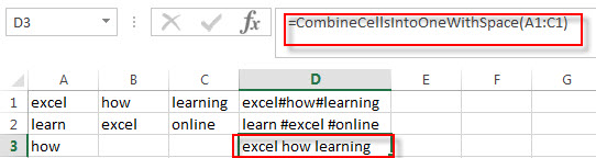 Excel如何将多个单元格内容合并为一并以特定符号分