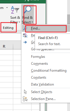 Excel中如何选中区域中所有粗体字的单元格2