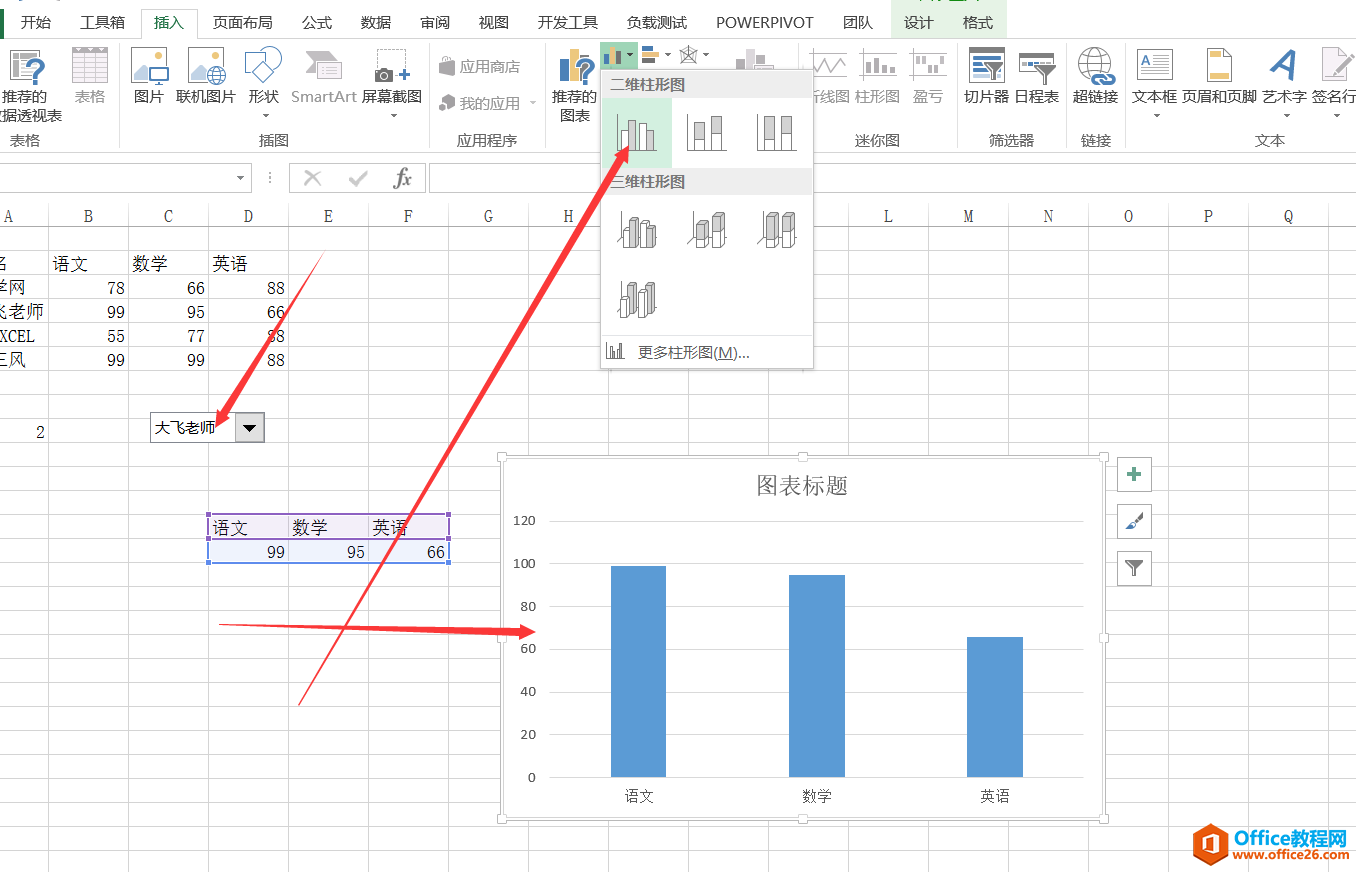 excel 如何利用index函数完成动态图表