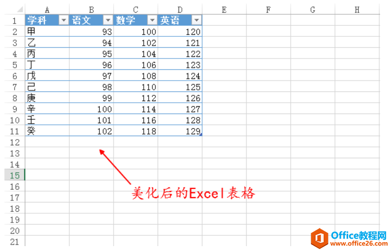 怎样快速美化Excel表格？
