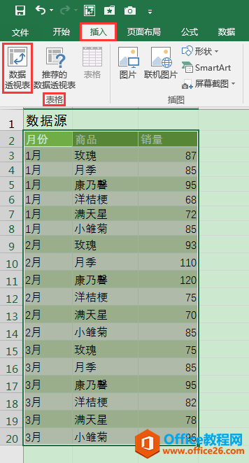 Excel办公技巧：如何设定数据透视表在新工作表中的起始位置？