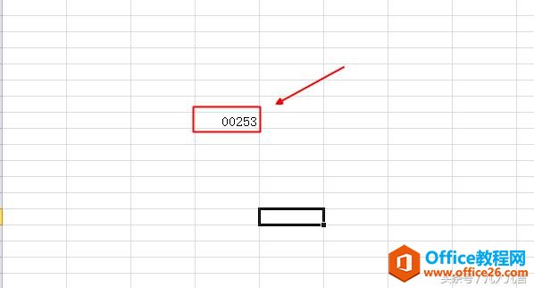 Excel中如何输入前面带0的数字？