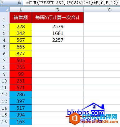 excel分段求和的两个实用典型案例剖析