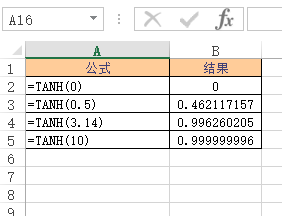 TANH 函数