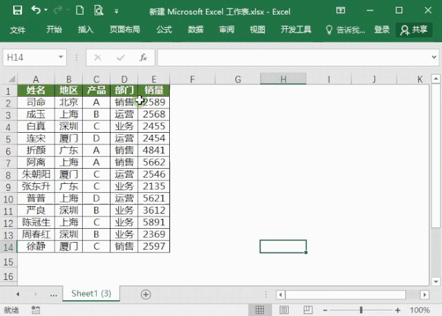 用Excel数据透视表统计数据，比函数好用几百倍