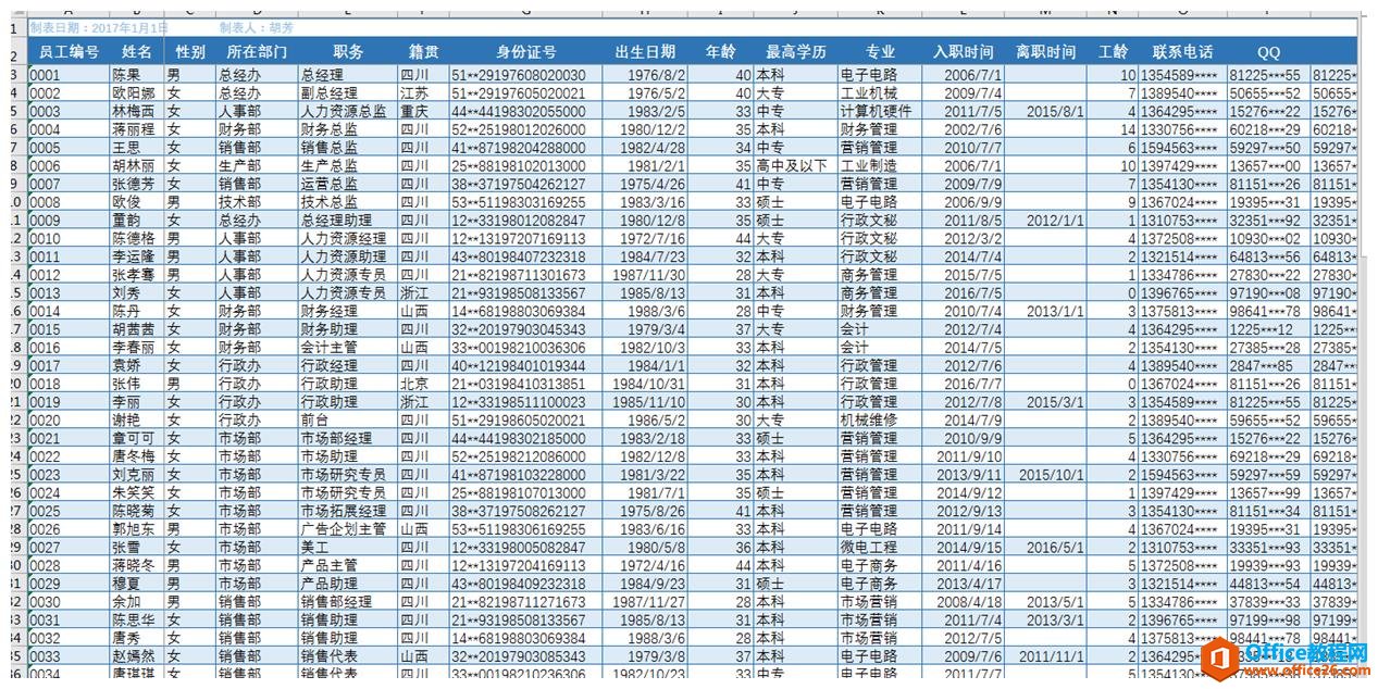 <b>WPS Excel如何从身份证号里快速提取个人信息</b>