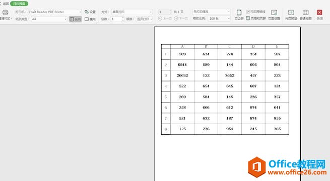 如何打印excel表格的行号列标与网格线5