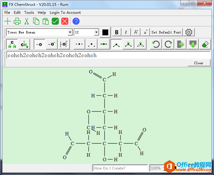 学用系列｜FX Chemstruct让化学结构式绘制so easy