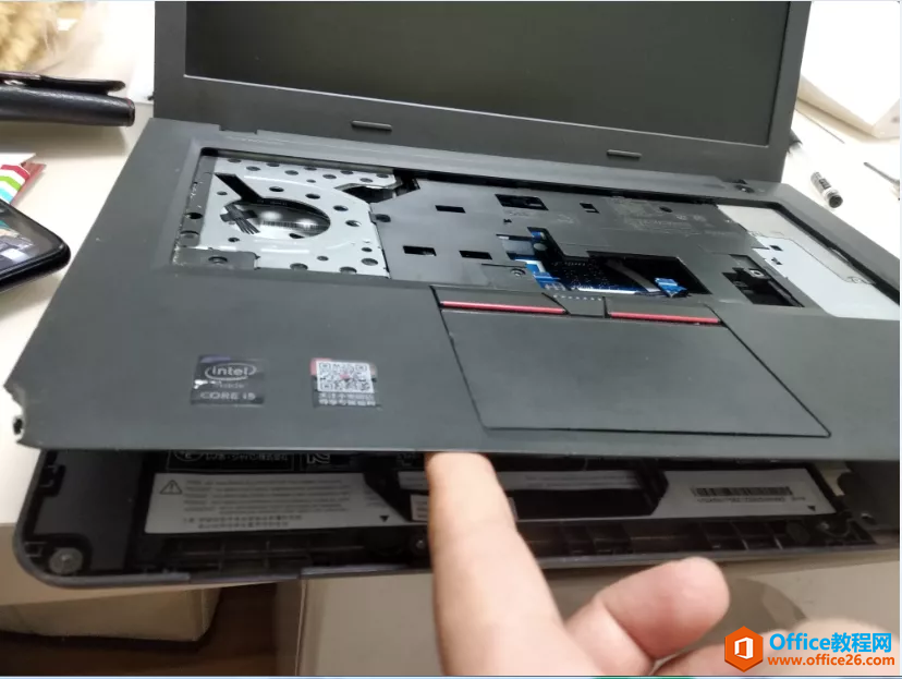联想E450c笔记本拆机更换C壳