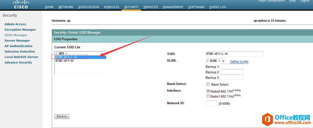 cisco AP AIR-CAP1702I-H-K9调试配置