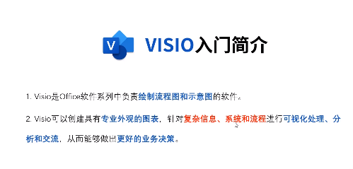 Visio 入门简介