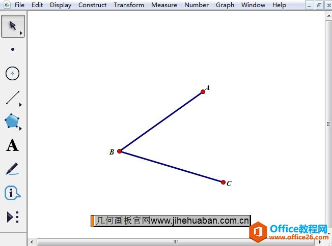 <b>几何画板中怎样用度数标注角度</b>
