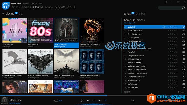 <b>给大家强烈推荐 Windows 10最佳音乐播放器</b>