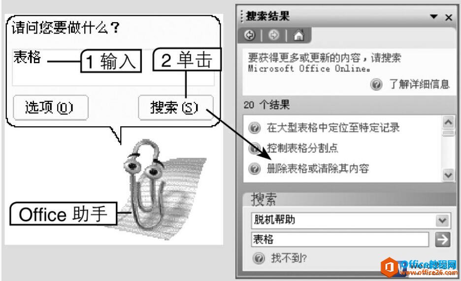 <b>使用office助手的方法与技巧</b>