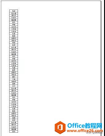 <b>Excel表格里只有一列数据，如何把它打印出来的</b>