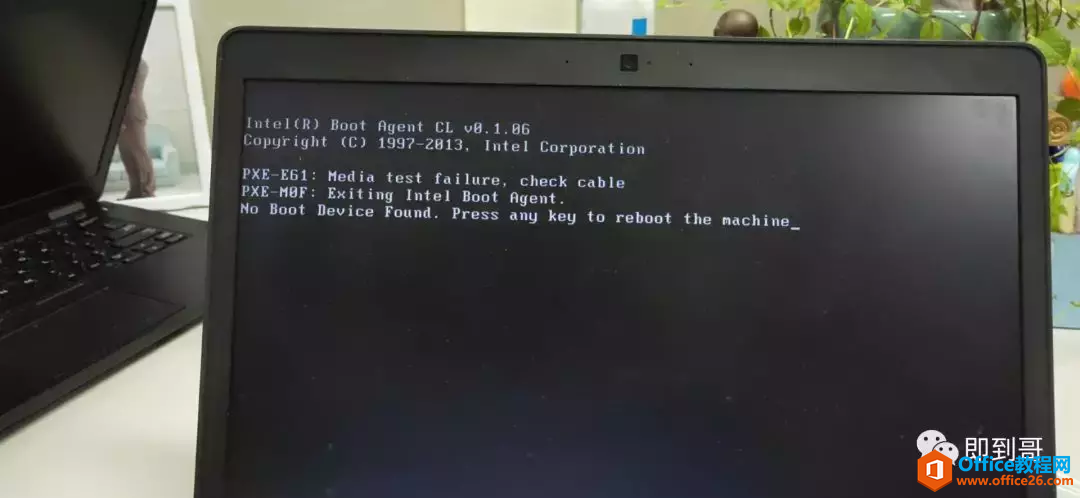 <b>DELL笔记本电脑开机报 No Boot Device Found，硬盘检测</b>
