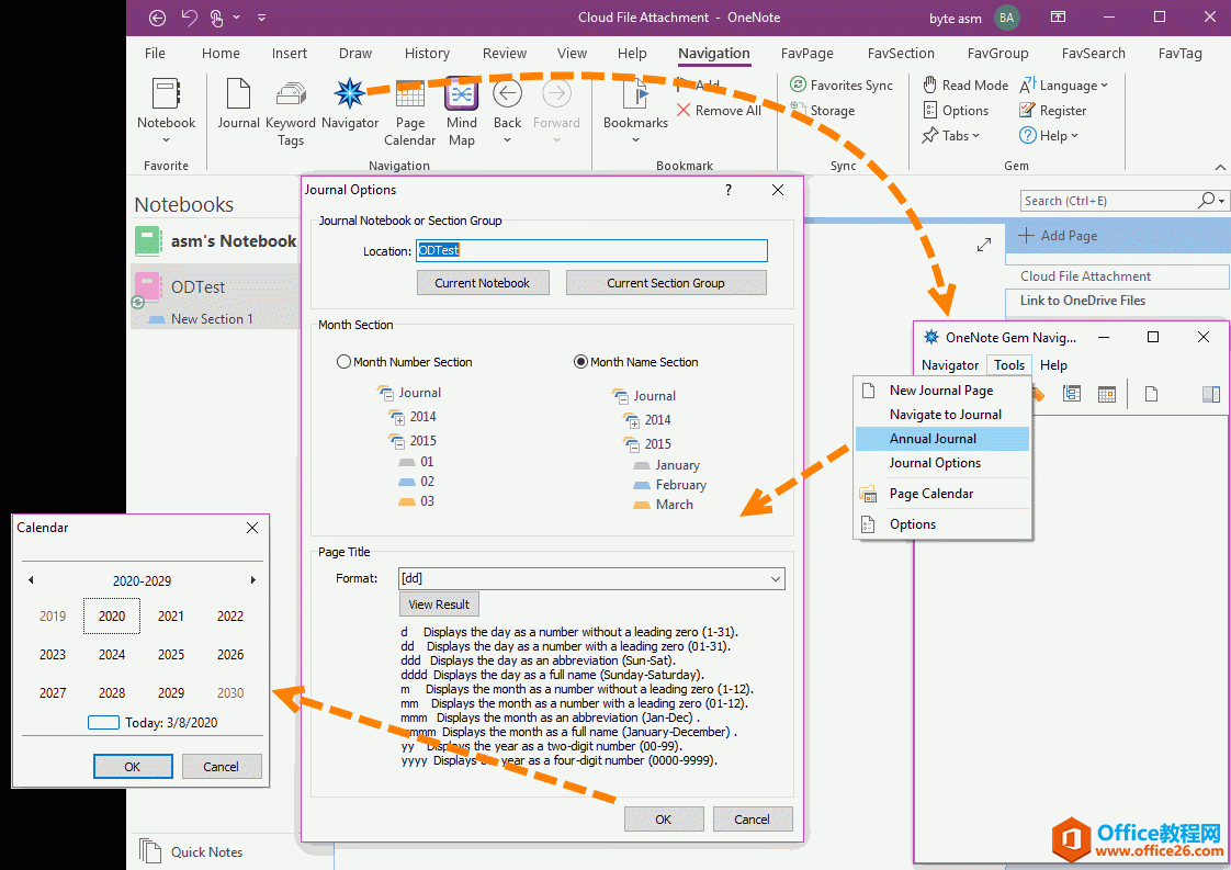 <b>如何一键创建 OneNote 年分区组、月分区、日页面全年日记模板</b>