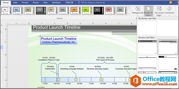 <b>Visio 如何格式化时间表</b>