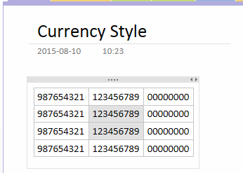 <b>如何给 OneNote 单元格设置货币数字格式</b>