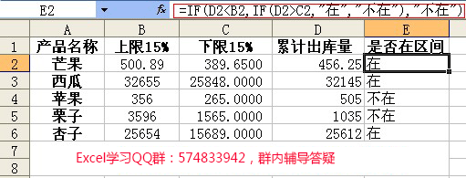 <b>Excel if函数用法及实例</b>