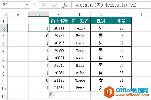 <b>excel如何批量匹配两张不同表格数据？（Countif 函数法）</b>