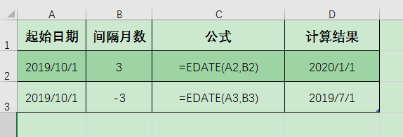 <b>excel EDATE函数与EOMONTH函数用法解析</b>