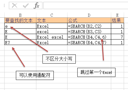 <b>Excel SEARCH、SEARCHB 函数 使用教程</b>