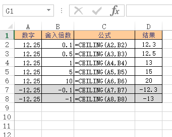 <b>Excel CEILING 函数 使用实例教程</b>