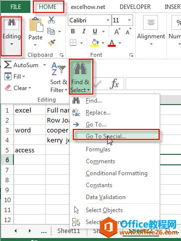 <b>如何删除excel中包含空白单元格的空行_Excel中如何删除空行</b>